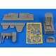 メッサーシュミットBf109G-6初期型 コクピットセット エデュアルド用 [1/48 ディティールアップパーツ]