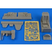 メッサーシュミットBf109G-6初期型 コクピットセット エデュアルド用 [1/48 ディティールアップパーツ]