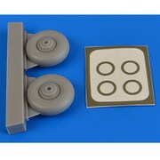 ブリストル・ボーファイター用ホイール 塗装マスク付 エアフィクス用 [1/72 ディティールアップパーツ]