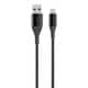 Dura tek Lightning to USB ケーブル 1.2m ブラック F8J207BT04-BLK