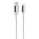 Dura tek Lightning to USB ケーブル 1.2m シルバー F8J207BT04-SLV