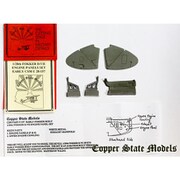 COPU28157 [1/28 フォッカーD.VII エンジンアクセスパネル 初期型 レベル用 第一次大戦機 レジンパーツ]