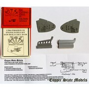 COPU28158 [1/28 フォッカーD.VII エンジンアクセスパネル OAW社式(レベル用) 第一次大戦機 レジンパーツ]