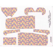 COPD28152 [1/28 フォッカーD.VII 4色菱形 下面用 2枚入り (レベル用) 第一次大戦機 デカール]