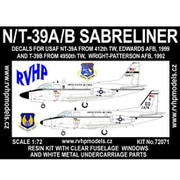 RVH72071 [1/72 N/T-39A/B セイバーライナー 米空軍 デカール 2種 フルレジン製キット]