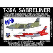 RVH72072 [1/72 T-39A セイバーライナー 米空軍 デカール 2種 フルレジン製キット]