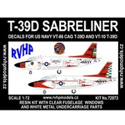 RVH72073 [1/72 T-39D セイバーライナー 米海軍 VT-86＆VT-10 デカール2種 フルレジン製キット]
