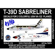 RVH72074 [1/72 T-39D セイバーライナー 米海軍VA-122 デカール2種 フルレジン製キット]