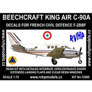 RVH72095 [1/72 ビーチクラフト C-90A キングエア フランス内務省 市民安全局 フルレジン製キット]