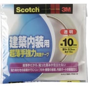 スコッチ 建築内装用超薄手強力両面テープ 10mm×10m PBW10