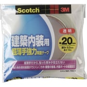 スコッチ 建築内装用超薄手強力両面テープ 20mm×10m PBW20