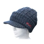 ニット キャップ ブラックグレー [釣り メンズ]
