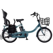 電動アシスト自転車 PAS Babby un(パス バビー アン) 20型 内装3段変速 リヤチャイルドシート付き パウダーブルー PA20BXLR
