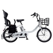 電動アシスト自転車 PAS Babby un(パス バビー アン) 20型 内装3段変速 リヤチャイルドシート付き マットホワイト PA20BXLR