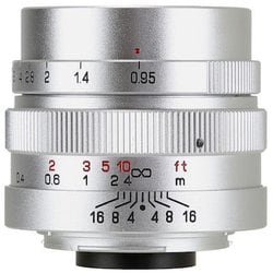 SPEEDMASTER 0.95/25mm MFT シルバー [マイクロフォーサーズ用小型・超大口径標準レンズ]