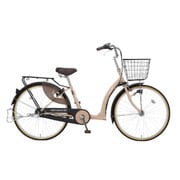 子ども乗せ自転車 ふらっか~ずキュート 3人乗り対応 26型 内装3段変速 BAA アーモンドブラウン FRQ263W
