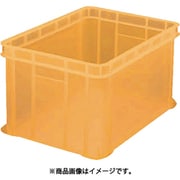 S36OR [S型透明コンテナ 36L 透明オレンジ]