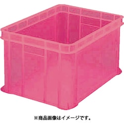 S36R [S型透明コンテナ 36L 透明レッド]