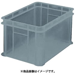 S54BK [S型透明コンテナ 54L 透明ブラック]