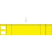 T84856 [ファスナー付腕章(クリップタイプ)黄]