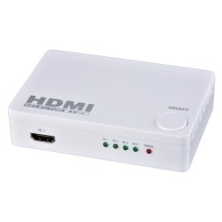 オーム(OHM) HDMIセレクター 4ポート 黒 [品番]05-0577 AV-S04S-K HDMIセレクター 4ポート 黒 [品番]05-0577｜株式会社オーム電機