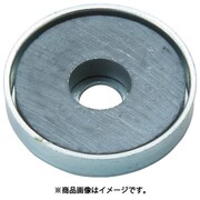TFC66RA1P [キャップ付フェライト磁石 外径66mm×厚み9.8mm 1個入り]