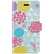 手帳ケース iPhone 7用 花色衣Colorful mum-BL