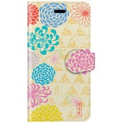 手帳ケース iPhone 7用 花色衣Colorful mum-YE