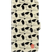 手帳ケース iPhone 7用 花色衣Tortoiseshell cat WH