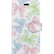 手帳ケース iPhone 7用 Girls closet Adoableリボン