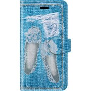 手帳ケース iPhone 7用 Girls closet BalletSlipper