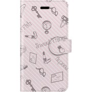 手帳ケース iPhone 7用 Girls closet Cle secrete