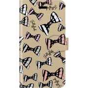 手帳ケース iPhone 7用 Girls closet Ecru Ribbon