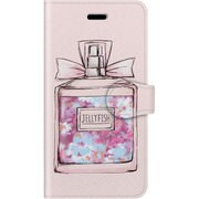 手帳ケース iPhone 7用 Girls closet フラワーパヒュームPK