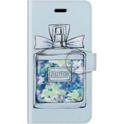 手帳ケース iPhone 7用 Girls closet フラワーパヒュームBL