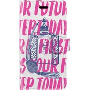 手帳ケース iPhone 7用 Girls closet レパードパヒューム