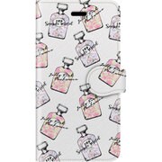 手帳ケース iPhone 7用 Girls closet Perfume pattern