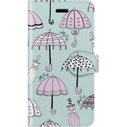 手帳ケース iPhone 7用 Girls closet Umbrella-MNT
