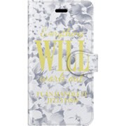 手帳ケース IP7 Beautiful garden Calm flower [iPhone 7 ケース]