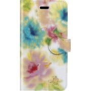 手帳ケース IP7 Beautiful garden Faint Flower PK [iPhone 7 ケース]