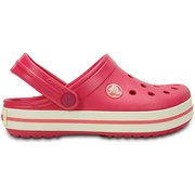 Crocband Kids J2 [クロックバンド キッズ 20cm Raspberry/White]