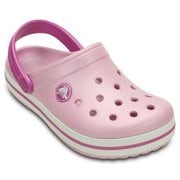 Crocband Kids J1 [クロックバンド キッズ 19cm Ballerina Pink/Wild Orchid]