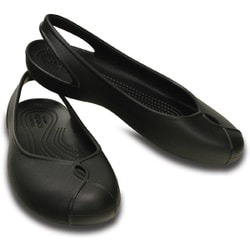 ヨドバシ.com - crocs クロックス Olivia II Flat W Blk W7 [オリビア