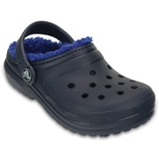 Classic Lined Clog Navy/CrBl C11 [ キッズ Navy/Cerulean Blue]