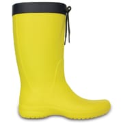 クロックス フリーセイル レイン ブーツ レディース 22cm レモン Crocs Freesail Rain Boot Lmn W6