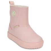 クロックス カラーライト ブーツ PS キッズ 17.5cm Pearl Pink/Oatmeal Crocs ColorLite Boot PS C10