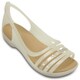 クロックス イザベラ ワラチェ フラット レディース 20cm オイスター Crocs Isabella Huarache Flat Oys W4