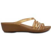 クロックス イザベラ ミニ ウェッジ レディース 25cm ブロンズ Crocs Isabella Mini Wedge Bronze W9