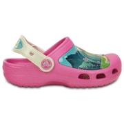 CC FrozenFever Clog PtPk/Oys C6C7 [クリエイティブ クロッグ フローズン フィーバー クロッグ キッズ 14cm パーティーピンク/オイスター]