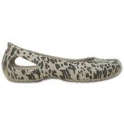 カディ アニマル プリント フラット レディース 22cm Smoke Kadee Animal Print Flat W6